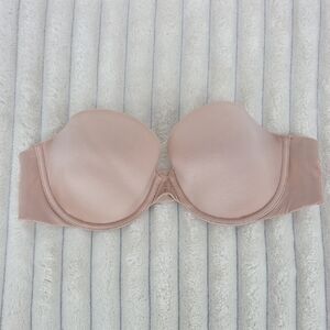 Victoria's Secret Blush Strapless Bra 34C